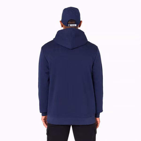 Indiana Pacers Team Logo Hoodie NBA Sweatshirt Navy view 2