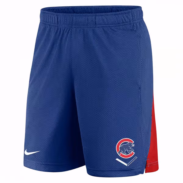Chicago Cubs Home Plate Nike Performance MLB Shorts view 1