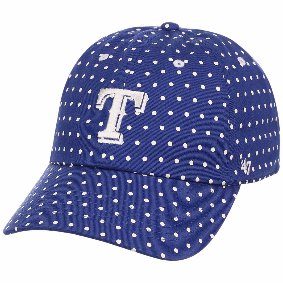 Texas Rangers MLB Women's Polka Dot '47 Clean Up Collection detail view