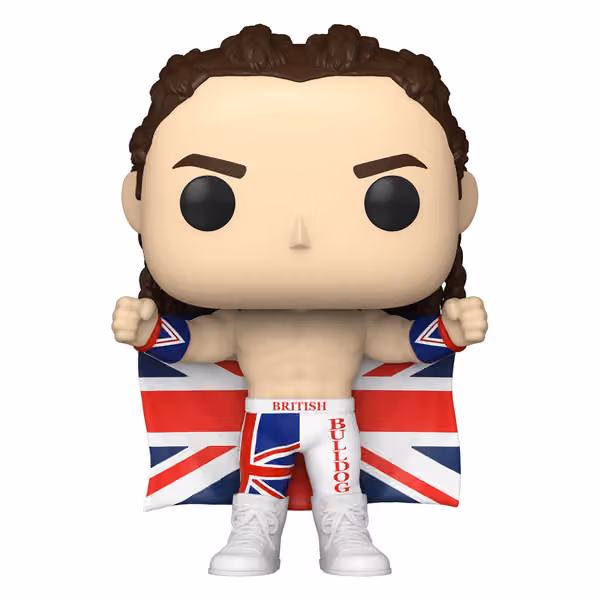 Funko POP! #126 British Bulldog Vinyl WWE Legends Figure view 3