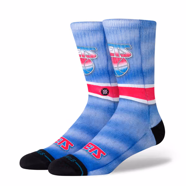 New Jersey Nets Hardwood Classics NBA Crew Socks view 1