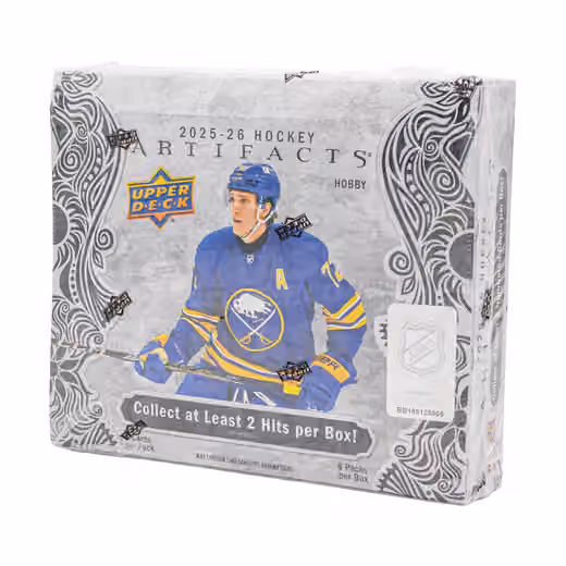 2025/26 Upper Deck Artifacts Hockey NHL Hobby Box view 1