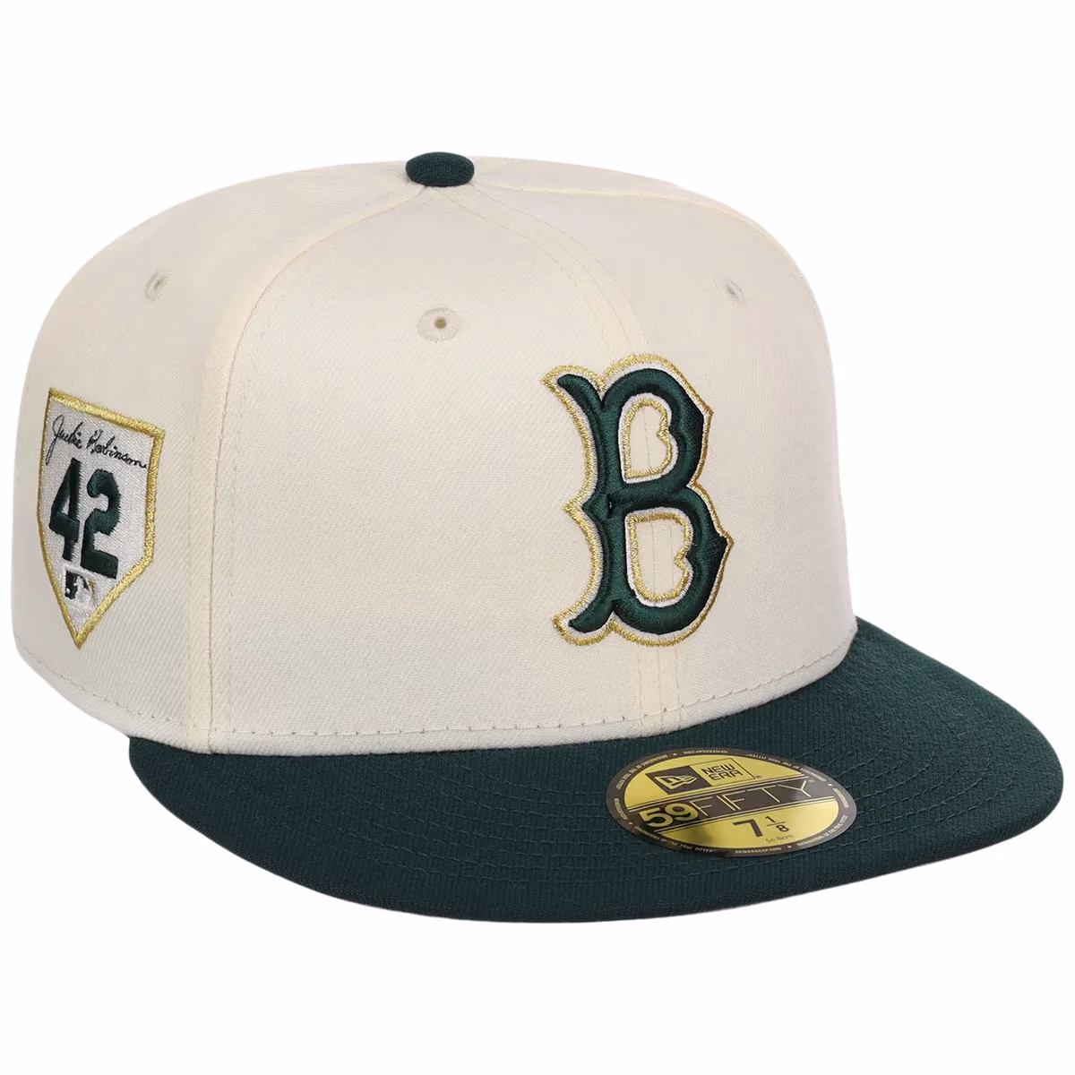 Brooklyn Dodgers MLB Gilded Ivy New Era 59FIFTY front view