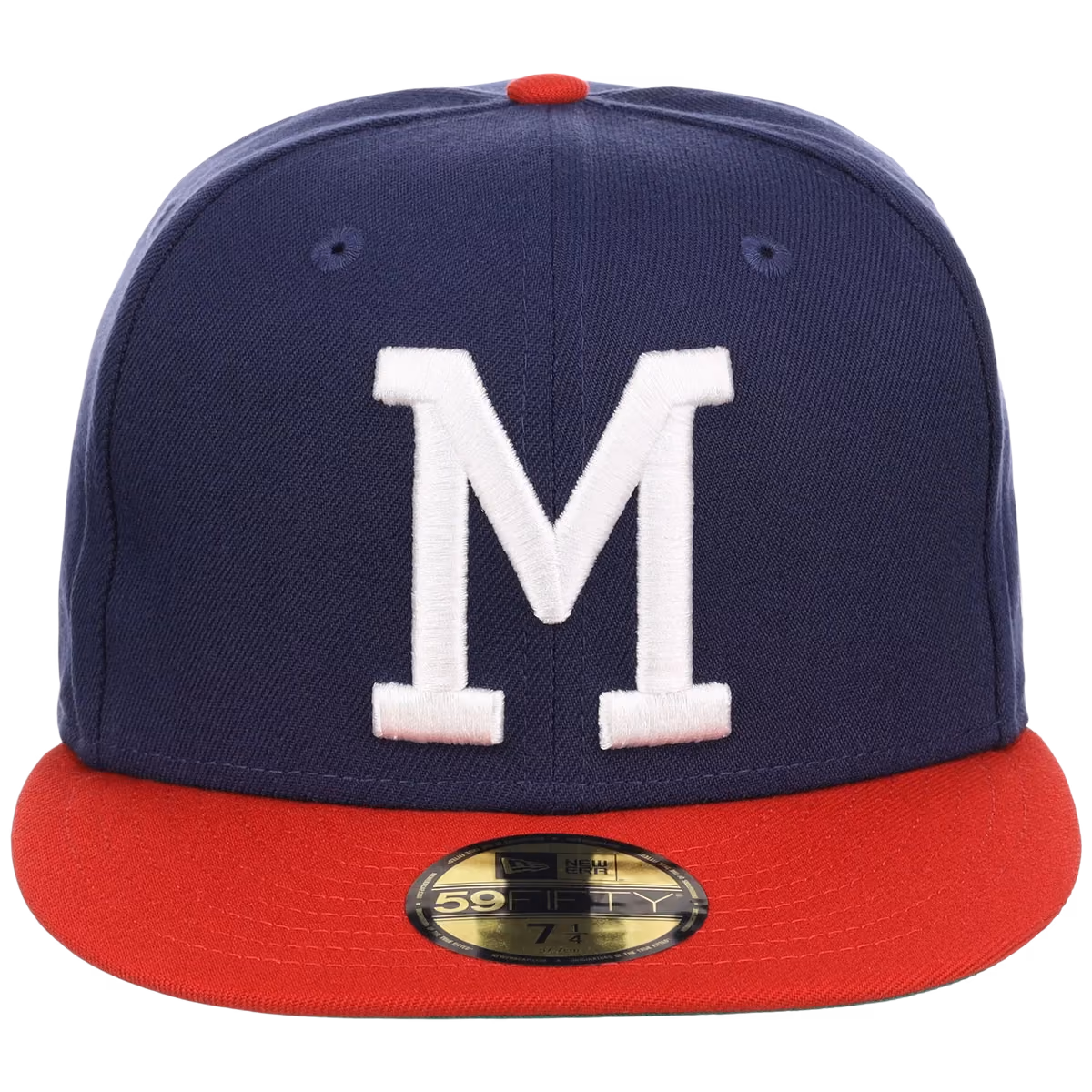 Milwaukee Brewers MLB Cooperstown Authentic Collection New Era 59FIFTY (Navy/Red) detail view