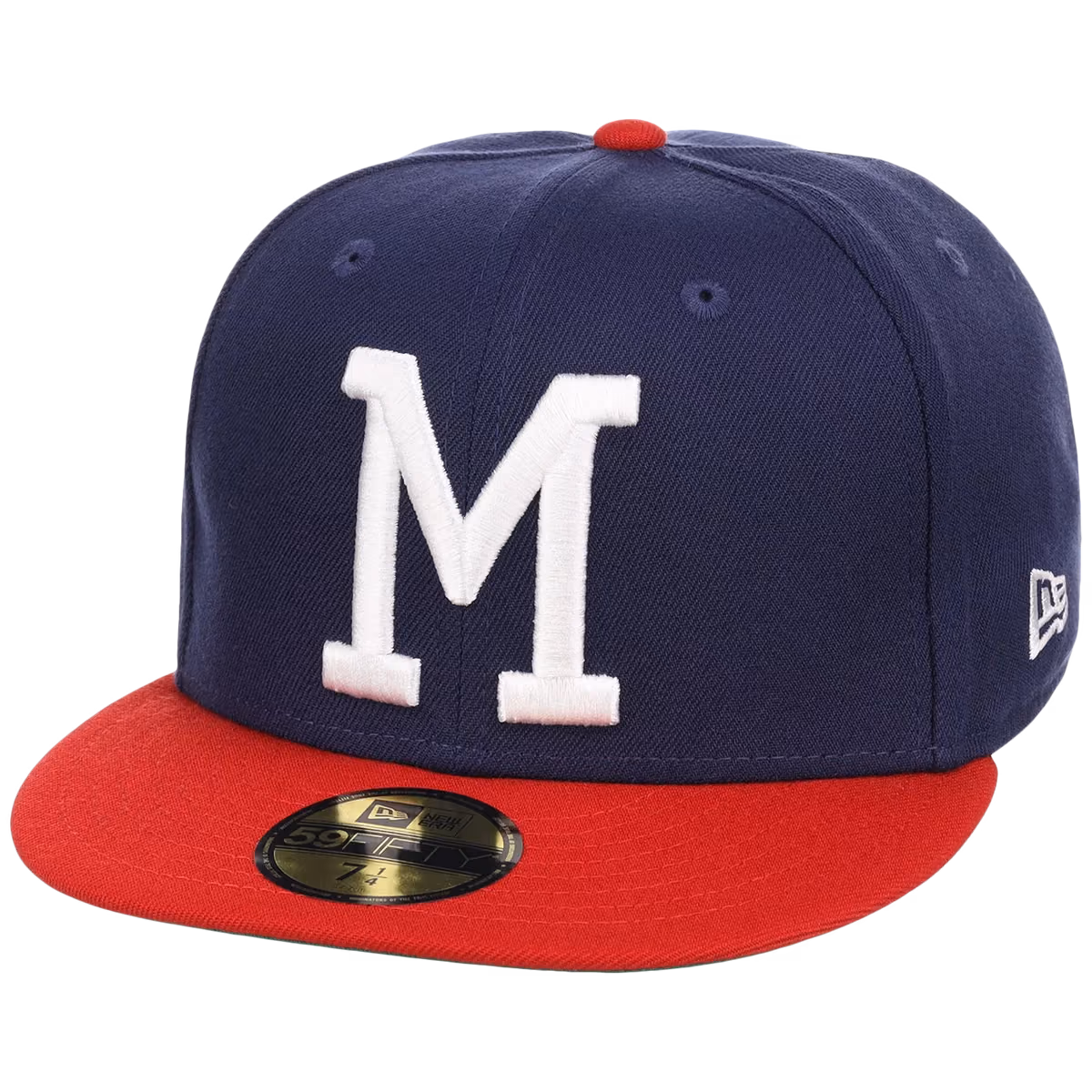 Milwaukee Brewers MLB Cooperstown Authentic Collection New Era 59FIFTY (Navy/Red) detail view
