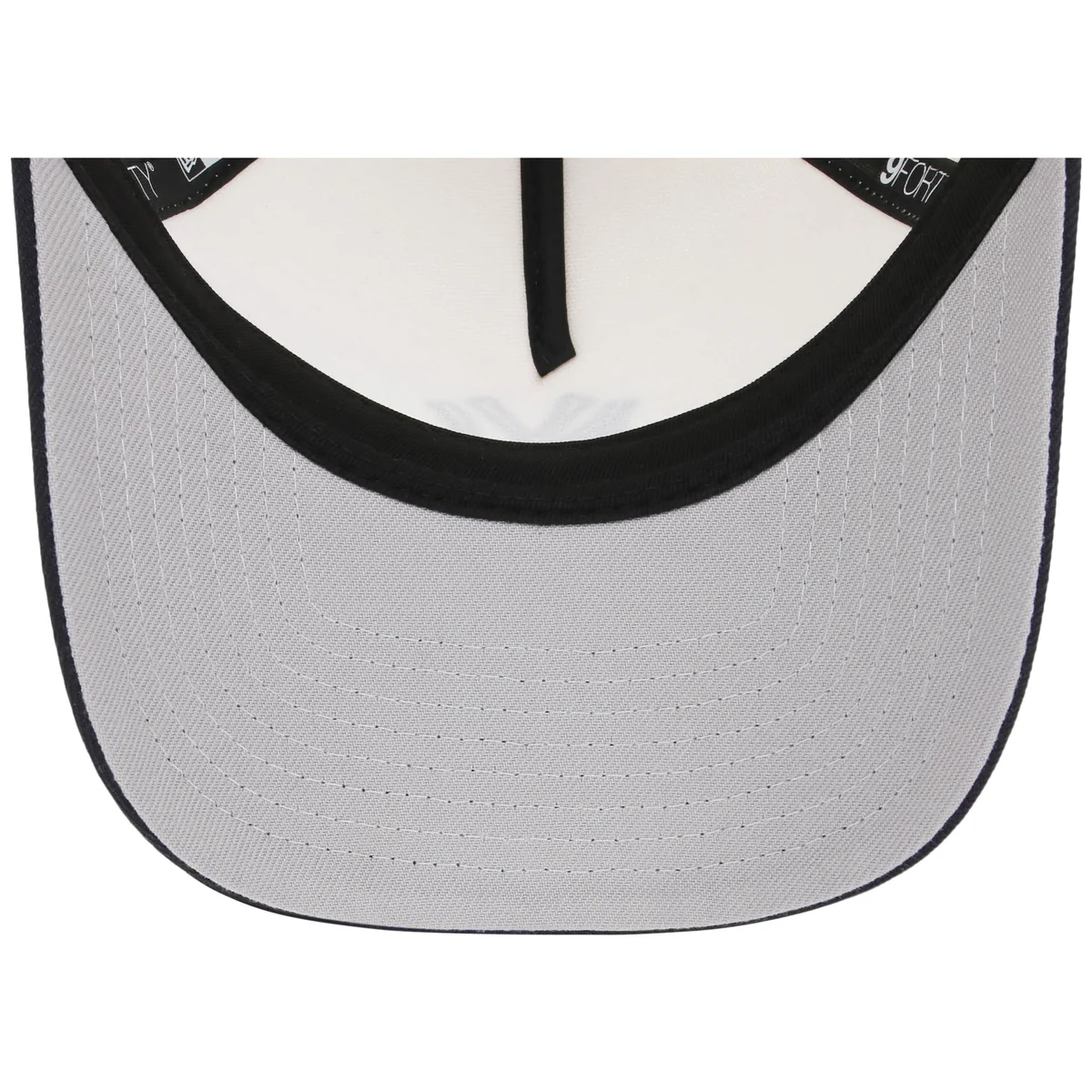 Atlanta Braves Women's New Era 9FORTY Chrome OTC A-Frame back view