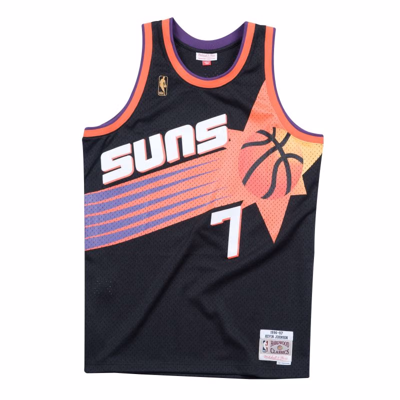Kevin Johnson #7 Phoenix Suns 1996-97 Mitchell & Ness Swingman NBA Jersey view 1