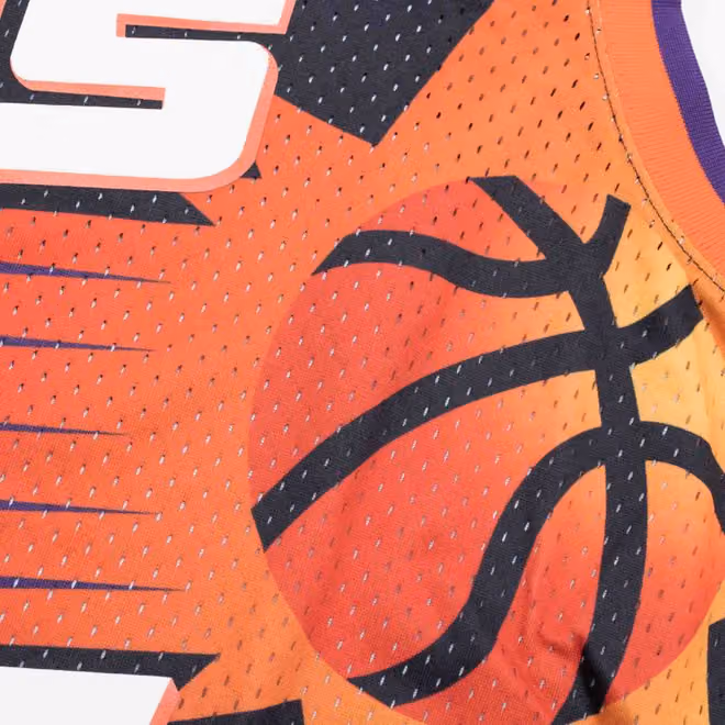 Kevin Johnson #7 Phoenix Suns 1996-97 Mitchell & Ness Swingman NBA Jersey view 4