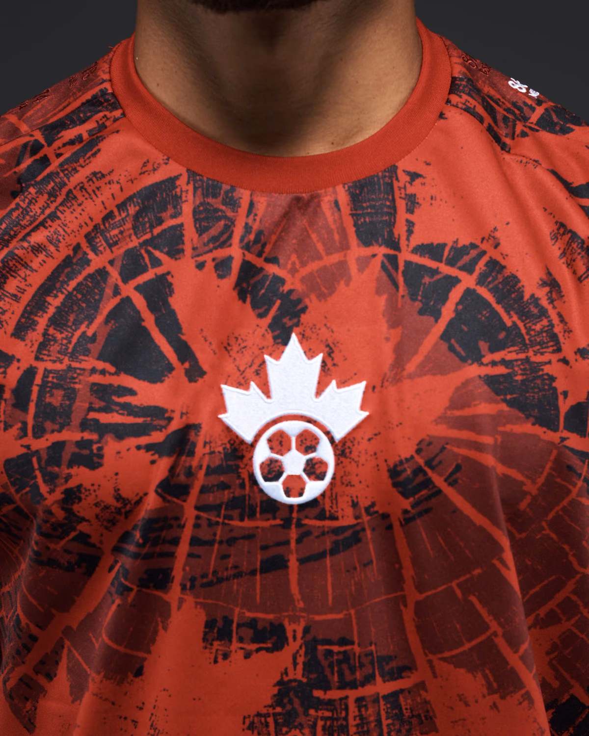 Jersevo Custom Personalized Canada Heritage Jersey (2026WC Edition) crest detail
