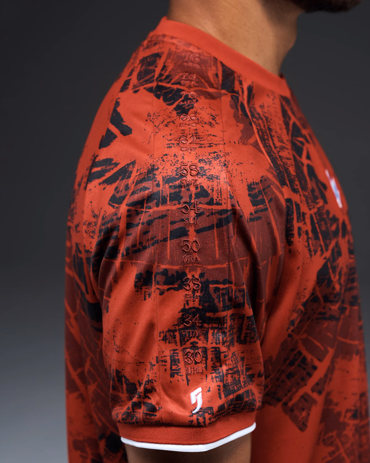 Jersevo Custom Personalized Canada Heritage Jersey (2026WC Edition) right sleeve detail