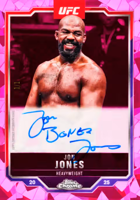 2025 Topps Chrome UFC Sapphire Edition Box view 5