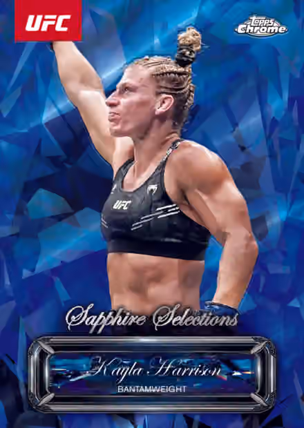 2025 Topps Chrome UFC Sapphire Edition Box view 3