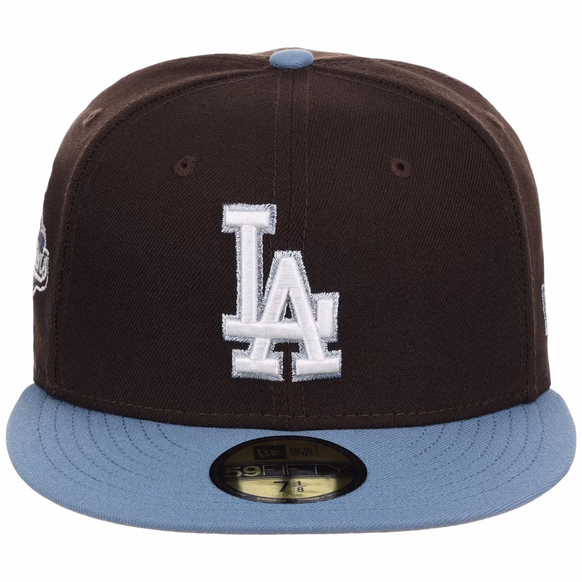 Los Angeles Dodgers MLB Driftwood Fade New Era 59FIFTY detail view
