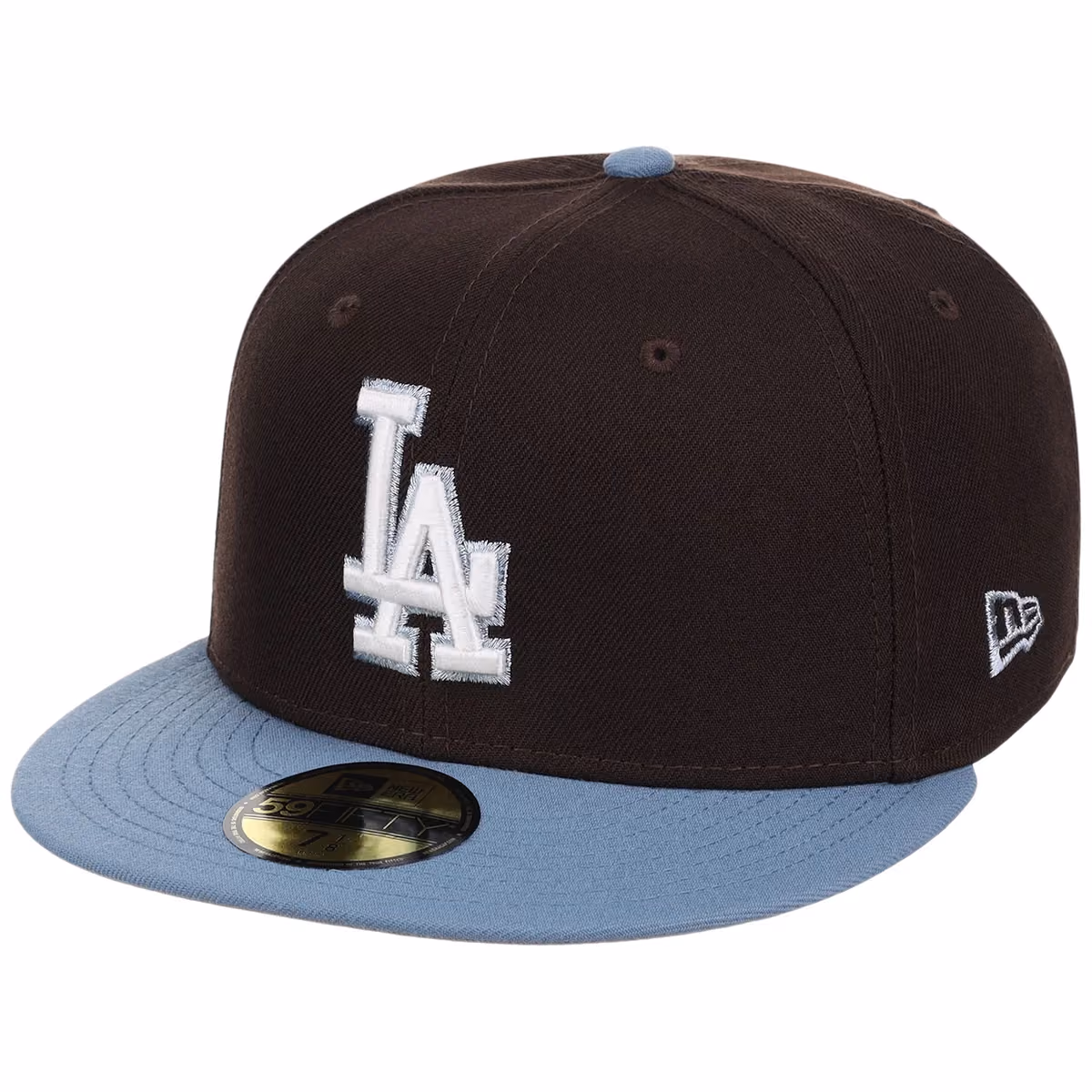 Los Angeles Dodgers MLB Driftwood Fade New Era 59FIFTY detail view