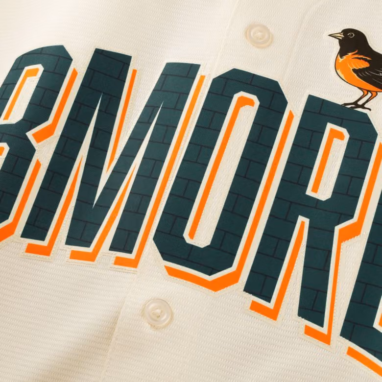 Baltimore Orioles 2026 City Connect Stadium MLB Jersey Cream view 3