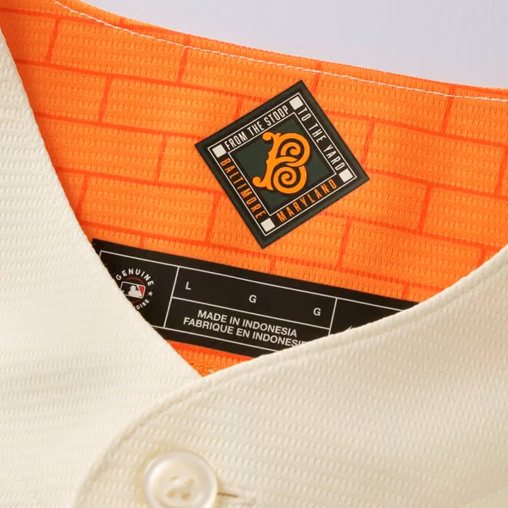 Baltimore Orioles 2026 City Connect Stadium MLB Jersey Cream view 4