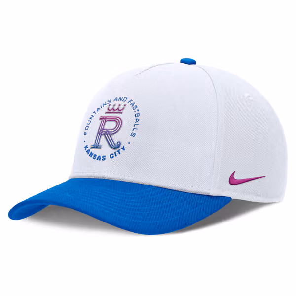 Kansas City Royals City Connect Rise Adjustable MLB Cap White product photo
