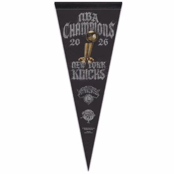 New York Knicks 2026 NBA Champions WinCraft Premium Pennant view 1