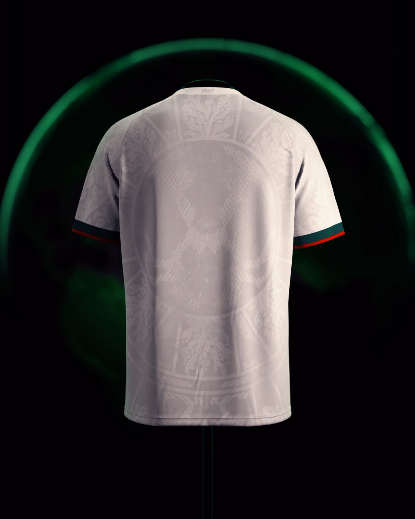 Jersevo Custom Personalized Mexico Heritage Jersey (2026WC Edition) - White back view