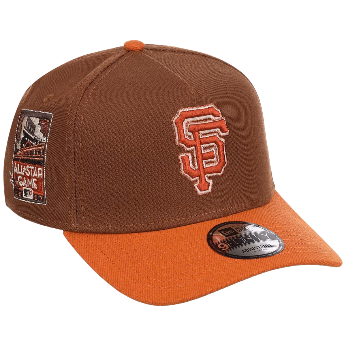 San Francisco Giants MLB Copper Harvest New Era 9FORTY A-Frame front view