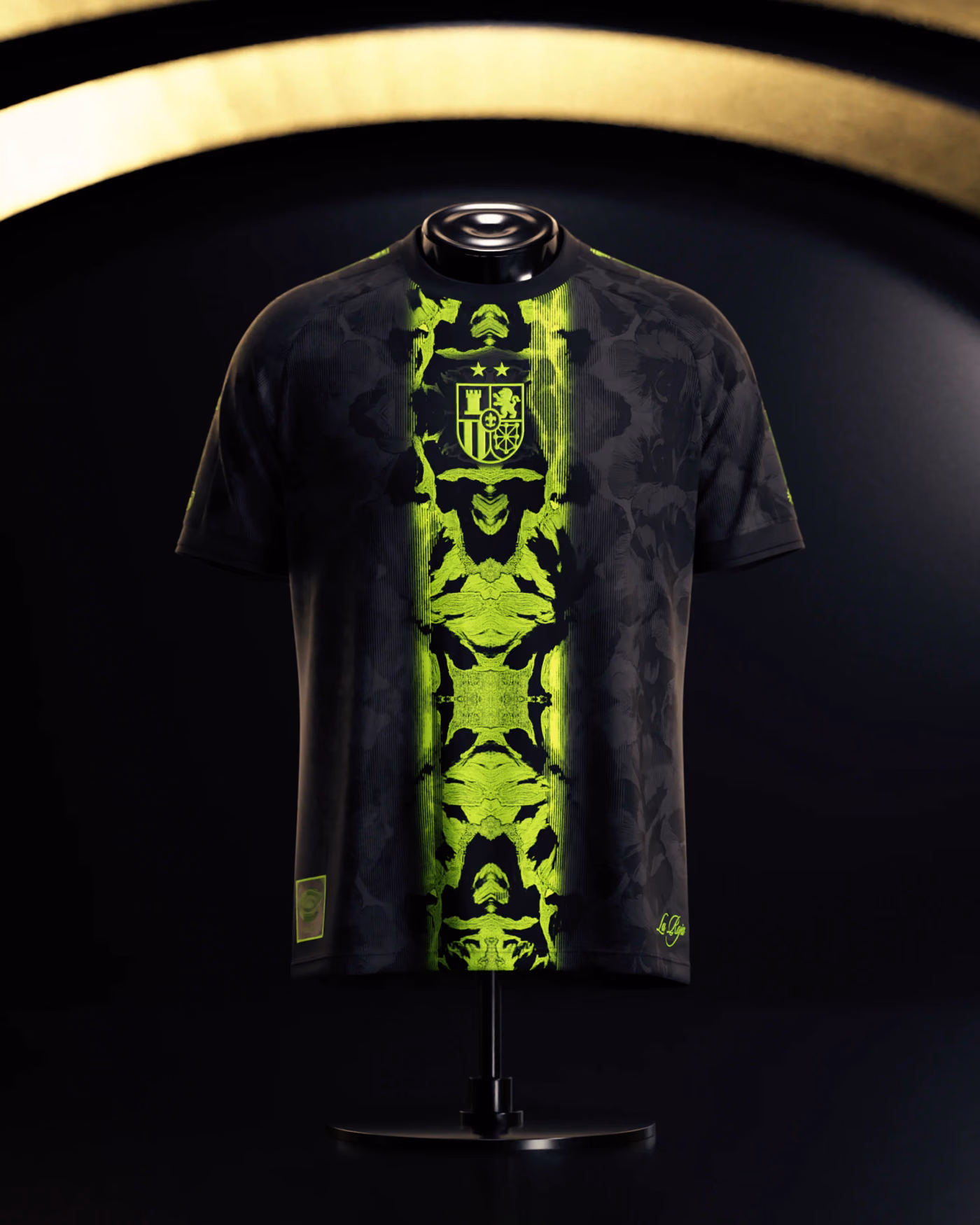 Jersevo Custom Personalized Spain 2026 Champions Jersey - Lime front view