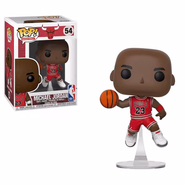 Michael Jordan Chicago Bulls Funko POP! #54 Vinyl NBA Figure view 1