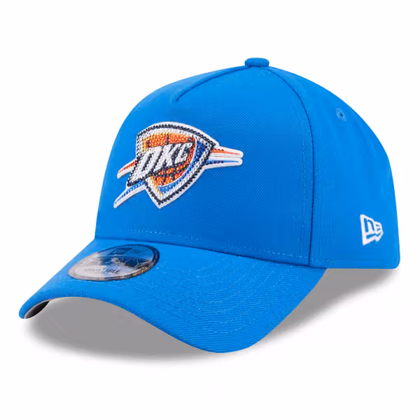 Oklahoma City Thunder 2026 NBA Draft 9FORTY A-Frame Adjustable Cap Blue product photo