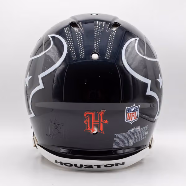 Houston Texans Riddell Authentic NFL Speed Full Size Helmet view 3