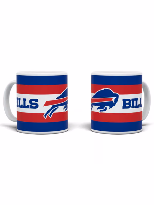 Buffalo Bills Stripe Logo NFL Mug (330 ml) view 1