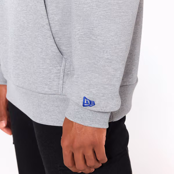 Buffalo Bills Logo Hoodie NFL Sweatshirt Grey view 4