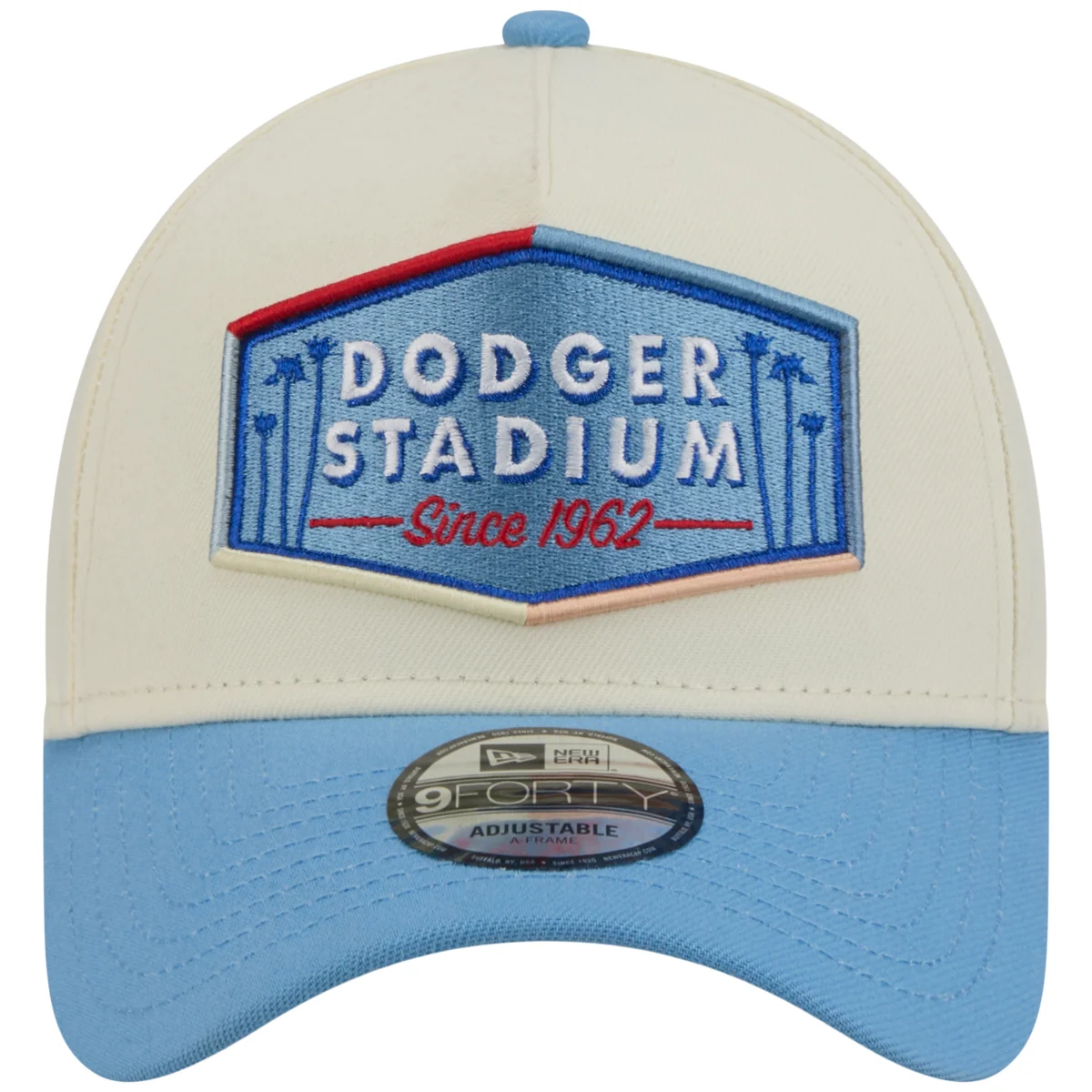 Los Angeles Dodgers Los Angeles Crown the City - Stadium - Chrome/Sky New Era 9FORTY detail view