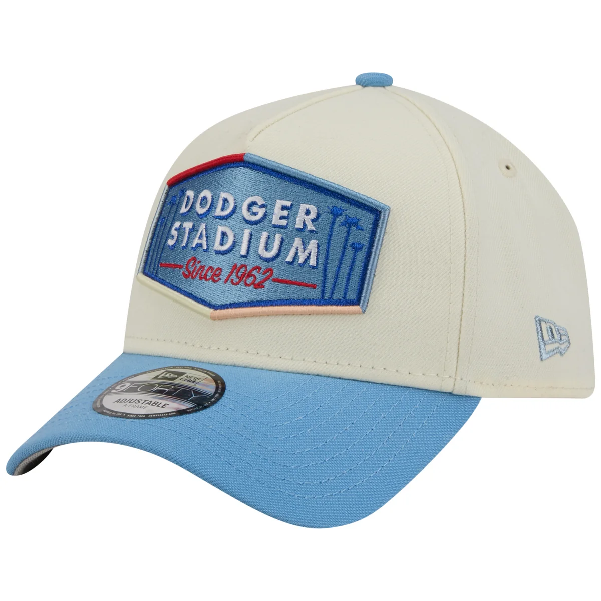 Los Angeles Dodgers Los Angeles Crown the City - Stadium - Chrome/Sky New Era 9FORTY detail view
