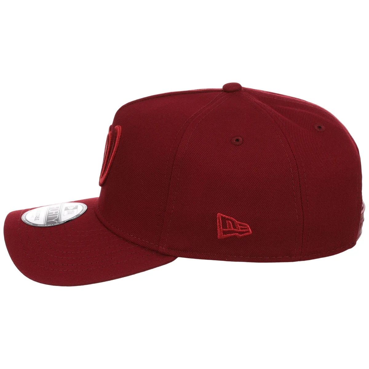 Washington Nationals MLB Cardinal FASHION CORE New Era 9FORTY A-Frame detail view