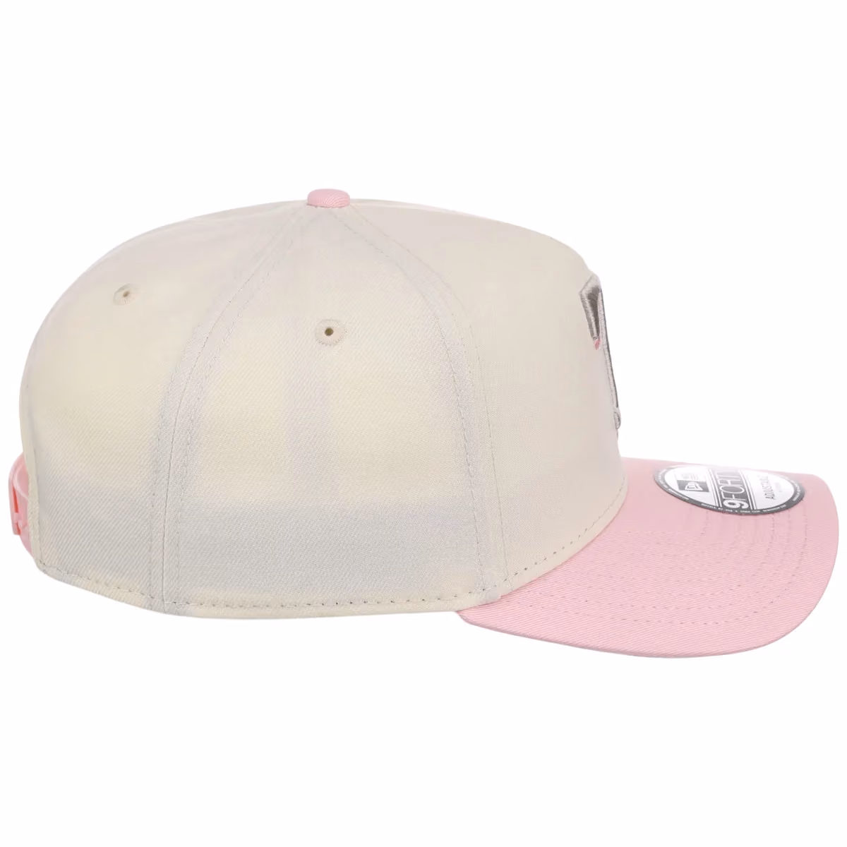 Texas Rangers MLB Chrome x Pink FASHION CORE New Era 9FORTY A-Frame detail view