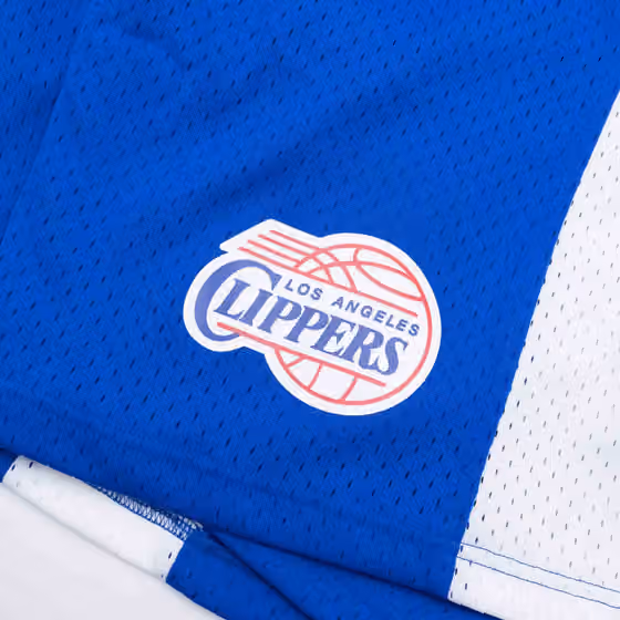 Los Angeles Clippers 2002-03 Mitchell & Ness Swingman NBA Shorts Blau view 3