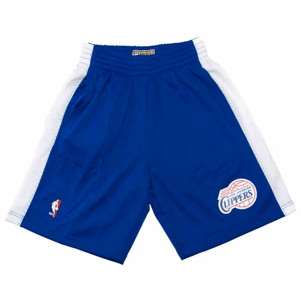Los Angeles Clippers 2002-03 Mitchell & Ness Swingman NBA Shorts Blau view 1