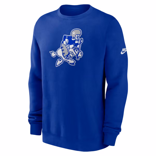 Dallas Cowboys Swing Pass NFL Rewind Club Crew Blue view 1