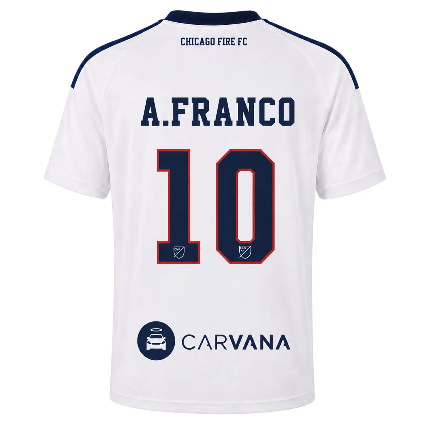 Andre Franco Chicago Fire White Jersey with Dazzling Fan Apparel