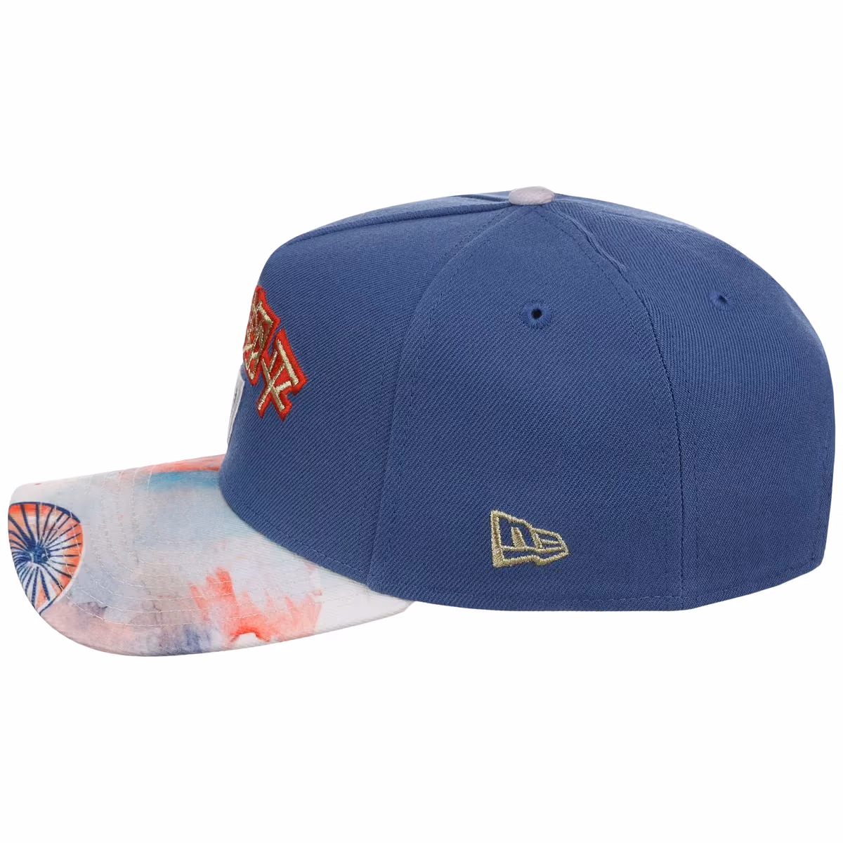 Los Angeles Dodgers Pacific Canvas New Era 9FORTY (Royal/Multi) detail view