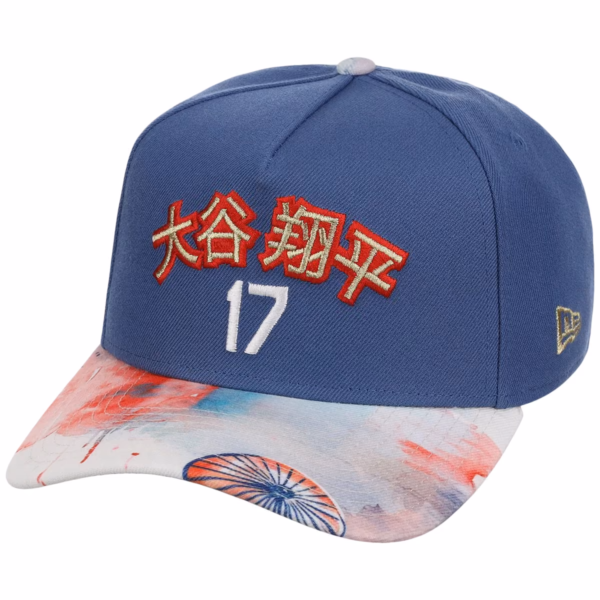 Los Angeles Dodgers Pacific Canvas New Era 9FORTY (Royal/Multi) detail view