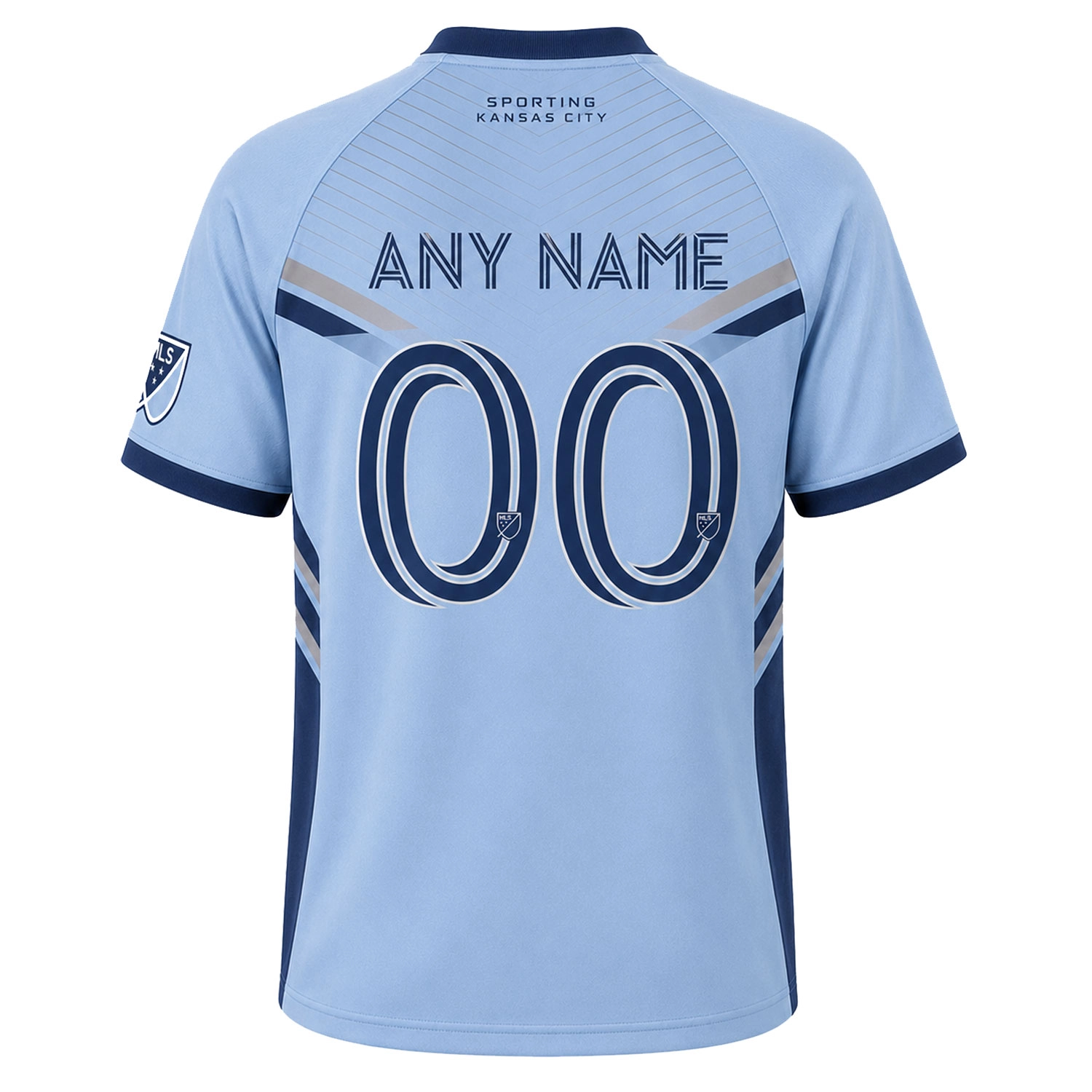 Sporting KC Soccer Jersey Custom Elite Linear Style