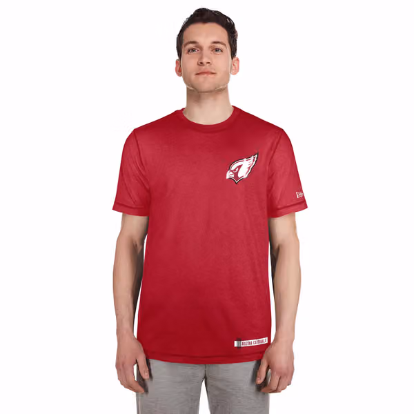 Arizona Cardinals 2024 NFL Training New Era Performance T-Shirt view 1