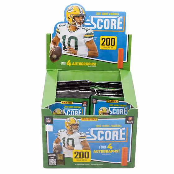 2025 Panini Score Football NFL Hobby Box view 2
