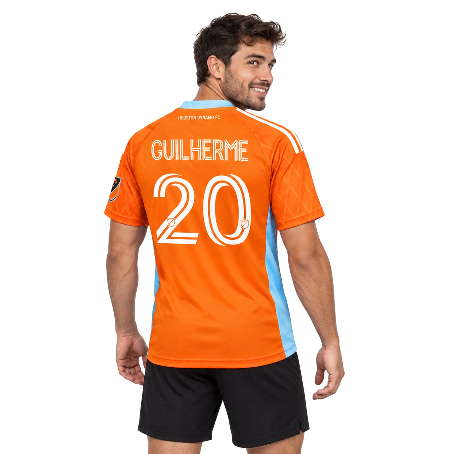 Guilherme Santos Houston Dynamo Jersey Brilliant Orange
