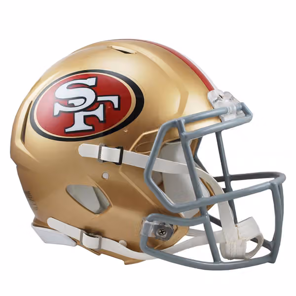 San Francisco 49ers Riddell Authentic NFL Speed Full Size Helmet view 1