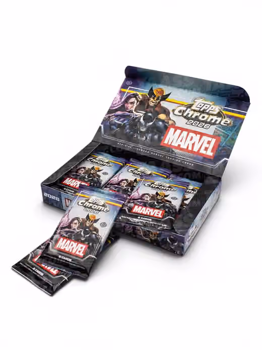 2026 topps Marvel Comics Chrome Hobby Pack view 2