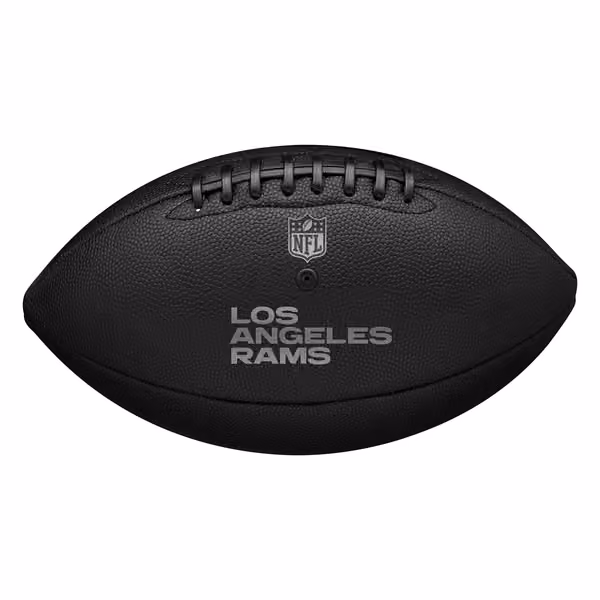 Los Angeles Rams Wilson Metallic Premiere Full Size NFL Football view 2