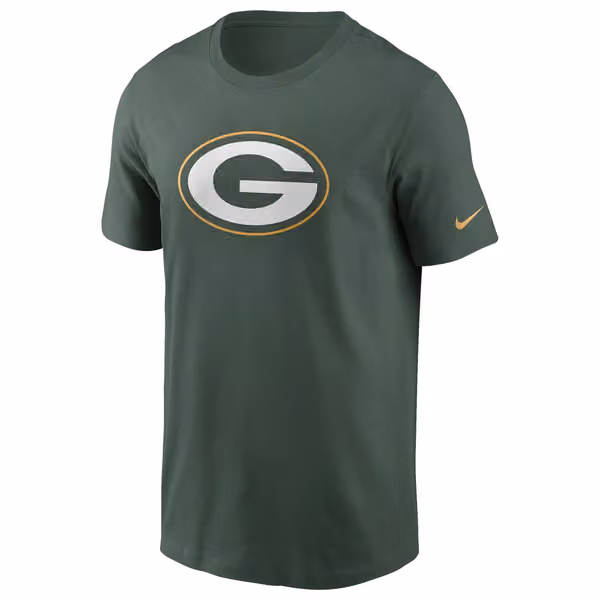 Green Bay Packers Nike Essential Logo NFL T-Shirt view 1