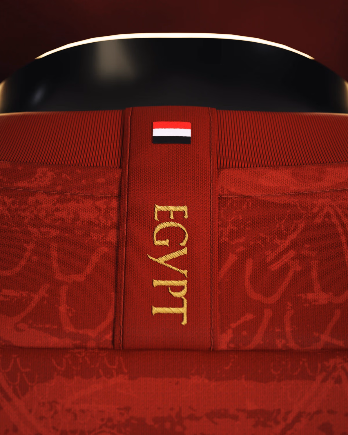 Jersevo Custom Personalized Egyptian King Jersey (Away Edition) detail view 6
