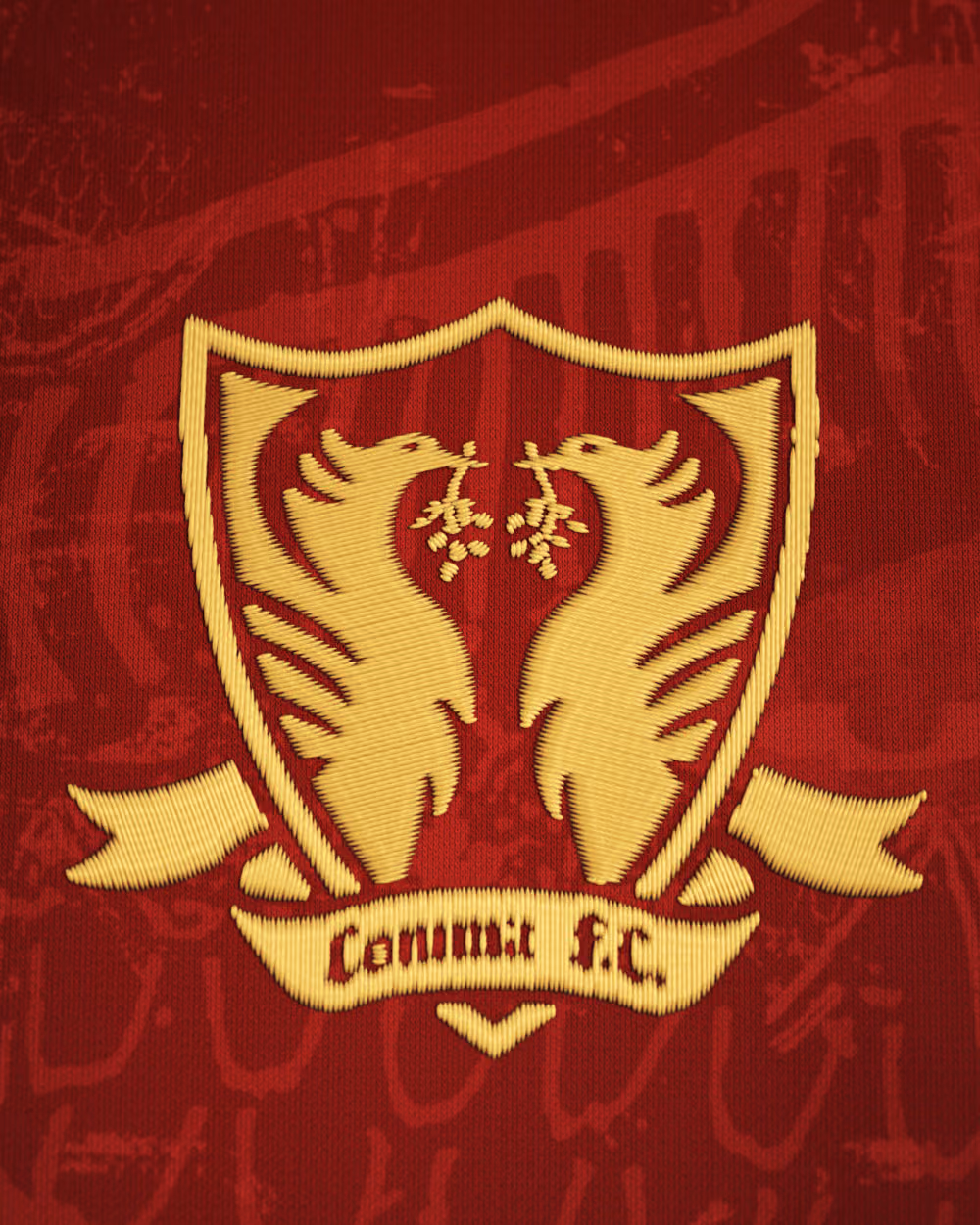 Jersevo Custom Personalized Egyptian King Jersey (Away Edition) crest detail